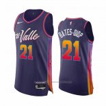 Maillot Phoenix Suns Keita Bates-Diop #21 Ville Authentique 2023-24 Volet