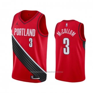 Maillot Portland Trail Blazers C.j. McCollum #3 Statement 2020-21 Rouge