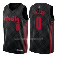 Maillot Portland Trail Blazers Damian Lillard #0 Ville Noir