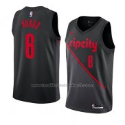 Maillot Portland Trail Blazers Jaylen Hoard #6 Ville 2019 Noir