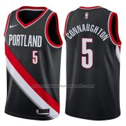 Maillot Portland Trail Blazers Pat Connaughton #5 Swingman Icon 2017-18 Noir