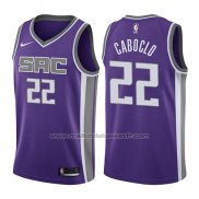 Maillot Sacramento Kings Bruno Caboclo #22 Icon 2017-18 Volet