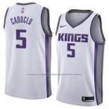 Maillot Sacramento Kings Bruno Caboclo #5 Association 2018 Blanc