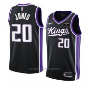 Maillot Sacramento Kings Colby Jones #20 Icon 2023-24 Noir