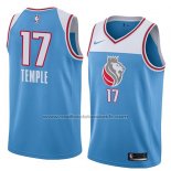 Maillot Sacramento Kings Garrett Temple #17 Ville 2018 Bleu