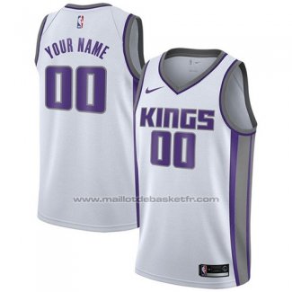 Maillot Sacramento Kings Personnalise 17-18 Blanc