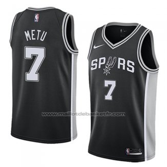 Maillot San Antonio Spurs Chimezie Metu #7 Icon 2018 Noir