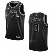 Maillot San Antonio Spurs Keldon Johnson #3 Classic 2022-23 Noir