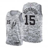 Maillot San Antonio Spurs Quinndary Weatherspoon #15 Earned 2019-20 Camouflage