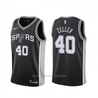 Maillot San Antonio Spurs Tyler Zeller #40 Icon Noir