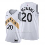 Maillot Toronto Raptors Dewan Hernandez #20 Ville Blanc