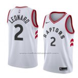 Maillot Toronto Raptors Kawhi Leonard #2 Association 2017-18 Blanc