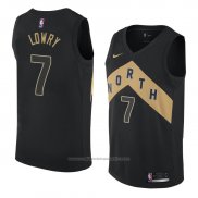 Maillot Toronto Raptors Kyle Lowry #7 Ville 2018 Noir