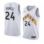 Maillot Toronto Raptors Norman Powell #24 Ville 2018 Blanc