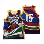 Maillot Toronto Raptors Vince Carter #15 Rainbow Classic Noir