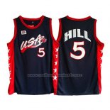 Maillot USA 1996 Grant Hill #5 Noir