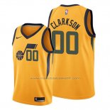 Maillot Utah Jazz Jordan Clarkson #00 Statement Edition Jaune