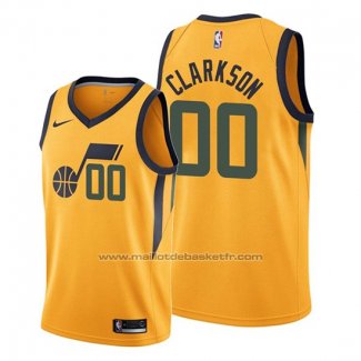 Maillot Utah Jazz Jordan Clarkson #00 Statement Edition Jaune