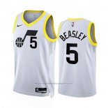 Maillot Utah Jazz Malik Beasley #5 Association 2022-23 Blanc