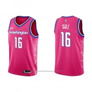 Maillot Washington Wizards Anthony Gill #16 Ville 2022-23 Rosa