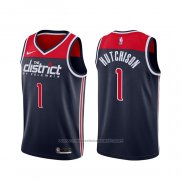 Maillot Washington Wizards Chandler Hutchison #1 Association 2020-21 Bleu