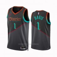 Maillot Washington Wizards Johnny Davis #1 Ville 2023-24 Noir