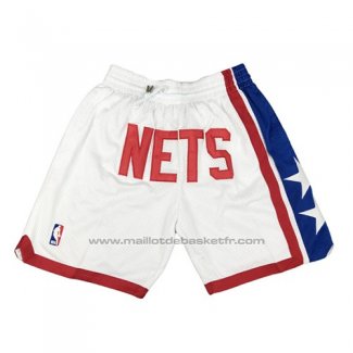 Short Brooklyn Nets Just Don 2019 Blanc