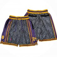 Short Los Angeles Lakers Kobe Bryant Noir Volet