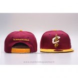 Casquette Cleveland Cavaliers Snapback Jaune Rouge