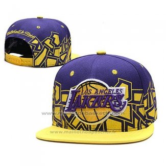 Casquette Los Angeles Lakers Volet Jaune