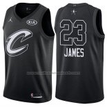 Maillot All Star 2018 Cleveland Cavaliers Lebron James #23 Noir