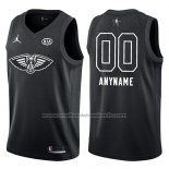 Maillot All Star 2018 New Orleans Pelicans Nike Personnalise Noir