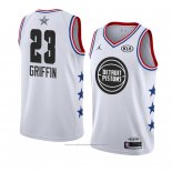 Maillot All Star 2019 Detroit Pistons Blanc Blake Griffin #23 Blanc