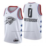 Maillot All Star 2019 Oklahoma City Thunder Russell Westbrook #0 Blanc