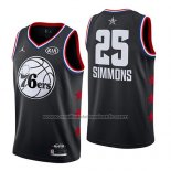 Maillot All Star 2019 Philadelphia 76ers Ben Simmons #25 Noir