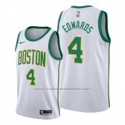 Maillot Boston Celtics Carsen Edwards #4 Ville 2019-20 Blanc
