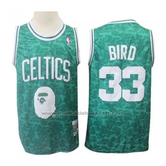 Maillot Boston Celtics Larry Bird #33 Mitchell & Ness Vert