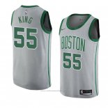 Maillot Boston Celtics Nick King #55 Ville 2018-19 Gris