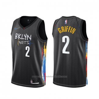 Maillot Brooklyn Nets Blake Griffin #2 Ville 2020-21 Noir