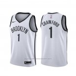 Maillot Brooklyn Nets Jamal Crawford #1 Association Blanc