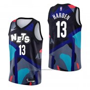 Maillot Brooklyn Nets James Harden #13 Ville 2023-24 Noir