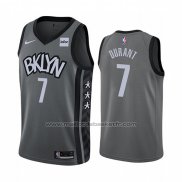 Maillot Brooklyn Nets Kevin Durant #7 Statement 2019-20 Gris