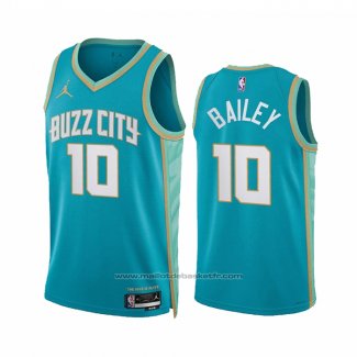 Maillot Charlotte Hornets Amari Bailey #10 Ville 2023-24 Vert