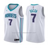 Maillot Charlotte Hornets Dwayne Bacon #7 Association 2017-18 Blanc