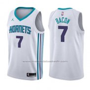 Maillot Charlotte Hornets Dwayne Bacon #7 Association 2017-18 Blanc