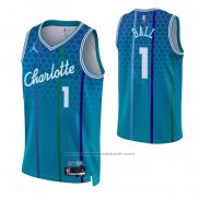 Maillot Charlotte Hornets Lamelo Ball #1 Ville 2022-23 Bleu