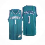 Maillot Charlotte Hornets Muggsy Bogues #1 Retro Bleu