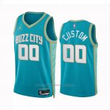 Maillot Charlotte Hornets Personnalise Ville 2023-24 Vert