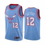 Maillot Chicago Bulls Daniel Gafford #12 Ville Bleu