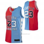 Maillot Chicago Bulls Michael Jordan #23 Split Bleu Rouge